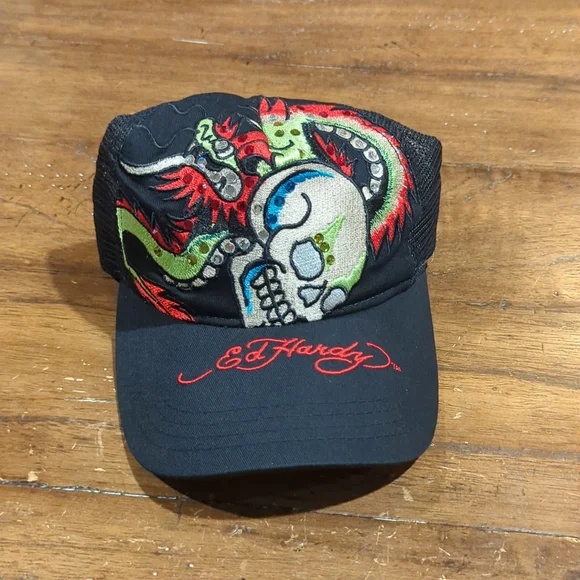 Ed Hardy | Accessories | Vintage Don Ed Hardy Hat | Poshmark display picture 1